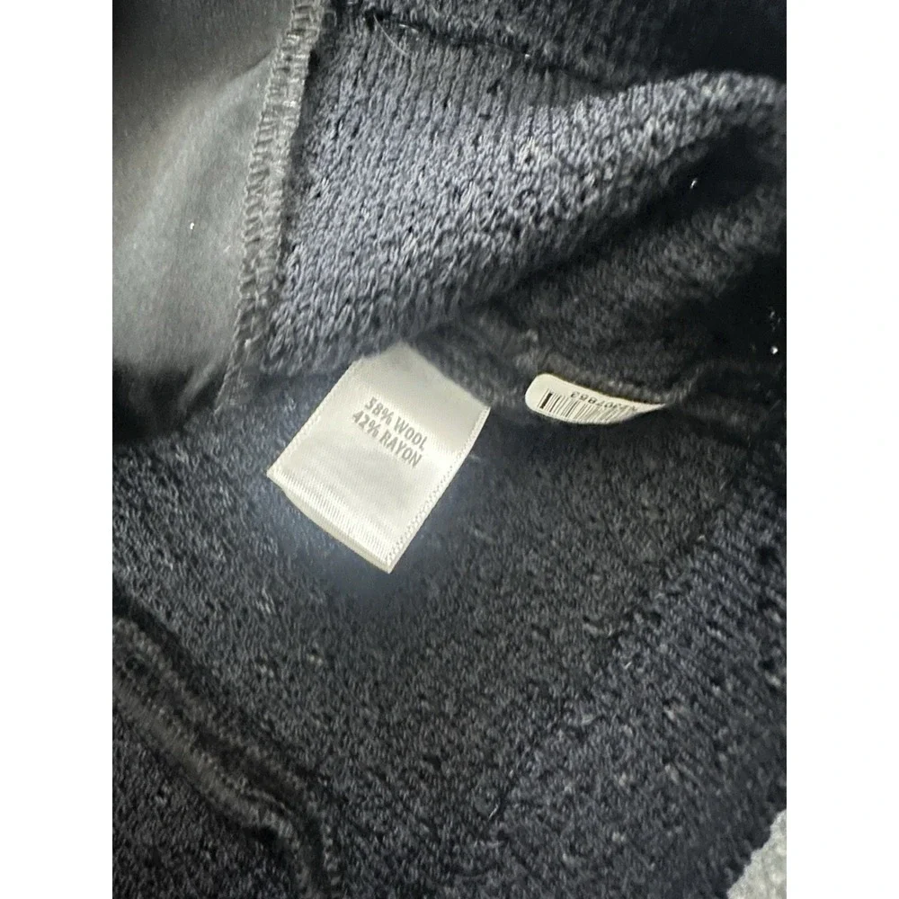 ST JOHN COLLECTION Classic Knit Sweater Blazer Size 0 Black Women Jacket Pockets